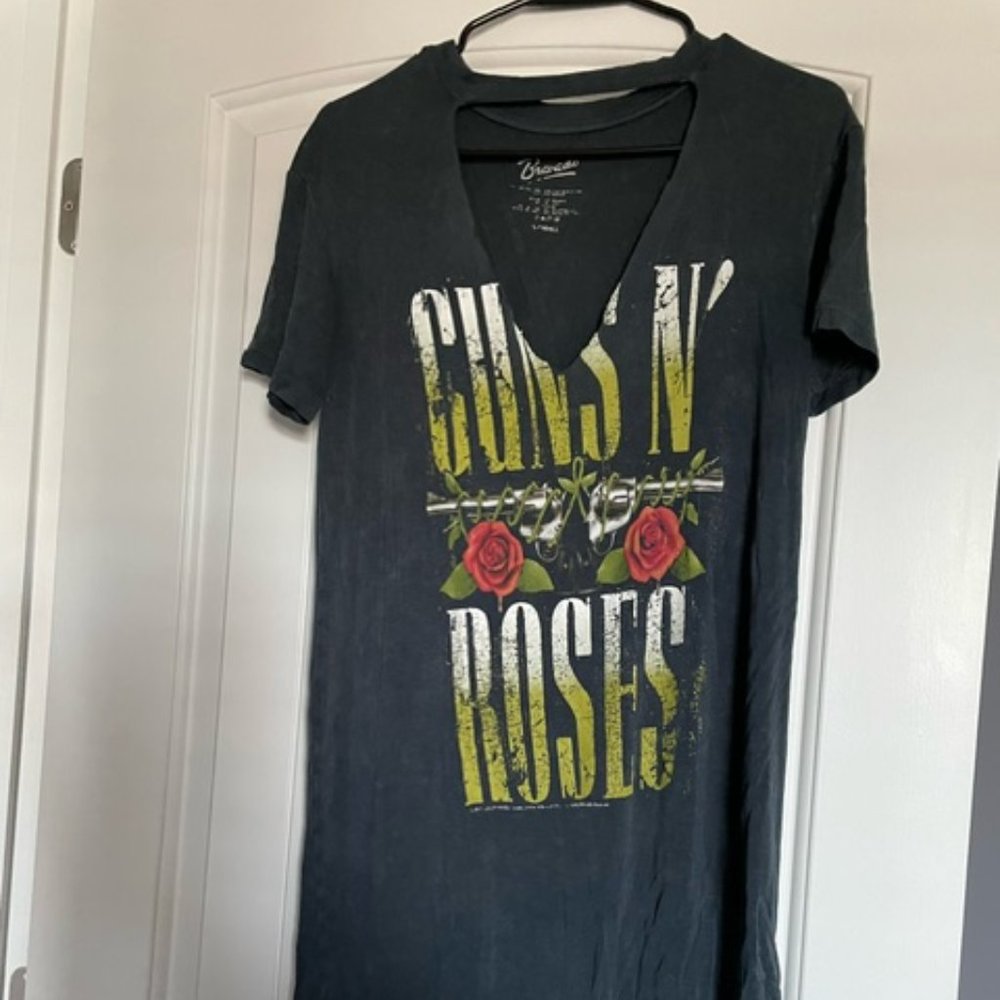 Guns n Roses - V-Neck Dress - Size XS